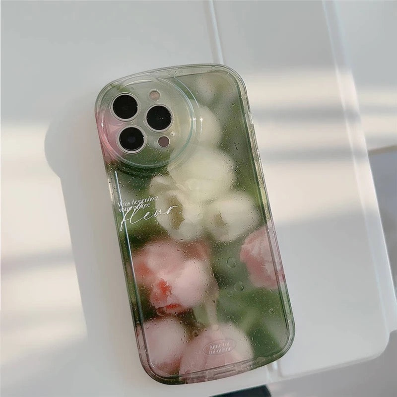 Beautiful aesthetic flowers case - כיסוי פרחים אופנתיים יוקרתיים ואסתטיים במיוחד לאייפון iphone case FantasyCaseIL