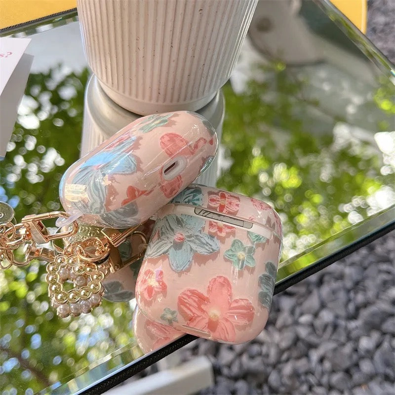 Beautiful flowers case - כיסוי פרחים מסוגנן וסופר חמוד לאיירפודס iphone case FantasyCaseIL