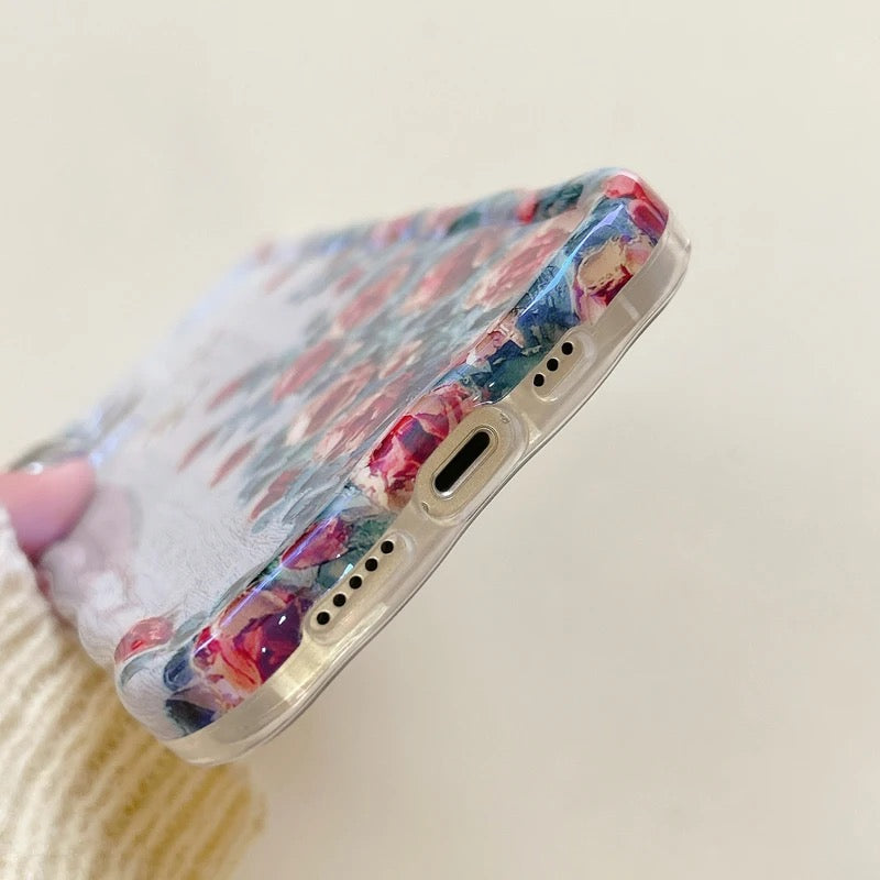 Beautiful aesthetic flowers case - כיסוי פרחים אופנתיים יוקרתיים ואסתטיים במיוחד לאייפון iphone case FantasyCaseIL