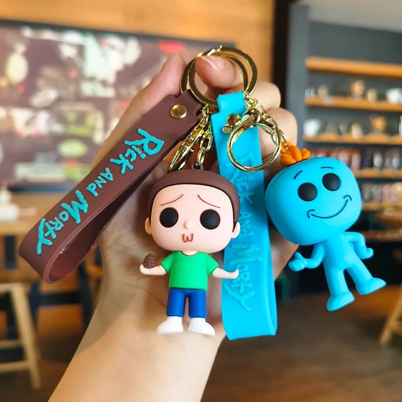 Rick & morty key chain - מחזיק מפתחות  איכותי ואופנתי במיוחד