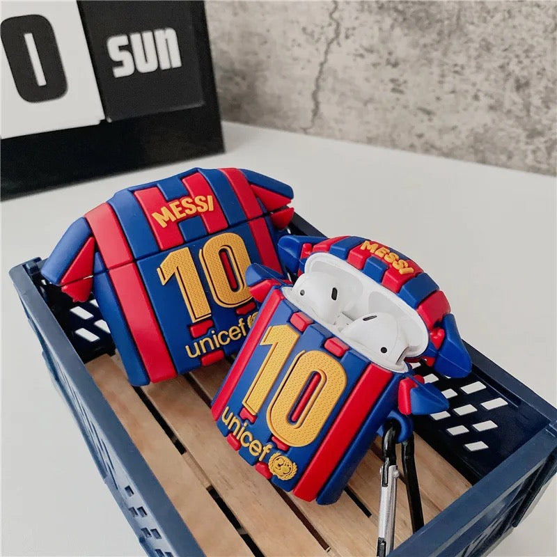 Messi 10 - כיסוי איכותי ומגנוב במיוחד לאיירפודס iphone case FantasyCaseIL