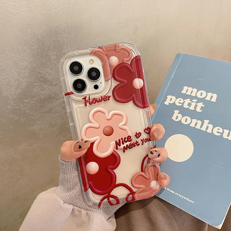 Beautiful flowers case - כיסוי פרחים אופנתי אלגנטי ומעוצב במיוחד לאייפון iphone case FantasyCaseIL