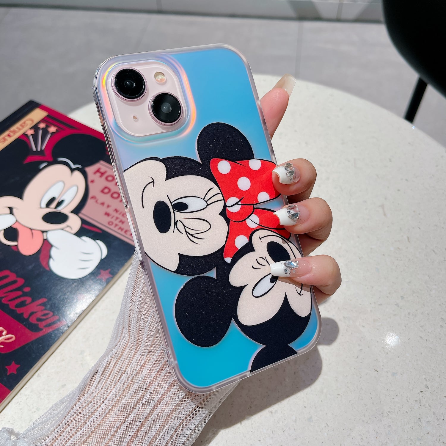 Mickey mouse & donald duck & winnie pooh - כיסוי יוקרתי אופנתי וחמוד במיוחד לאייפון