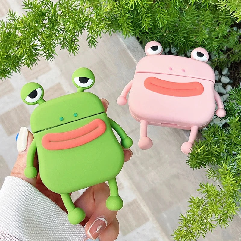 Frog case - כיסוי צפרדע חמוד מעוצב ואיכותי לאיירפודס iphone case FantasyCaseIL