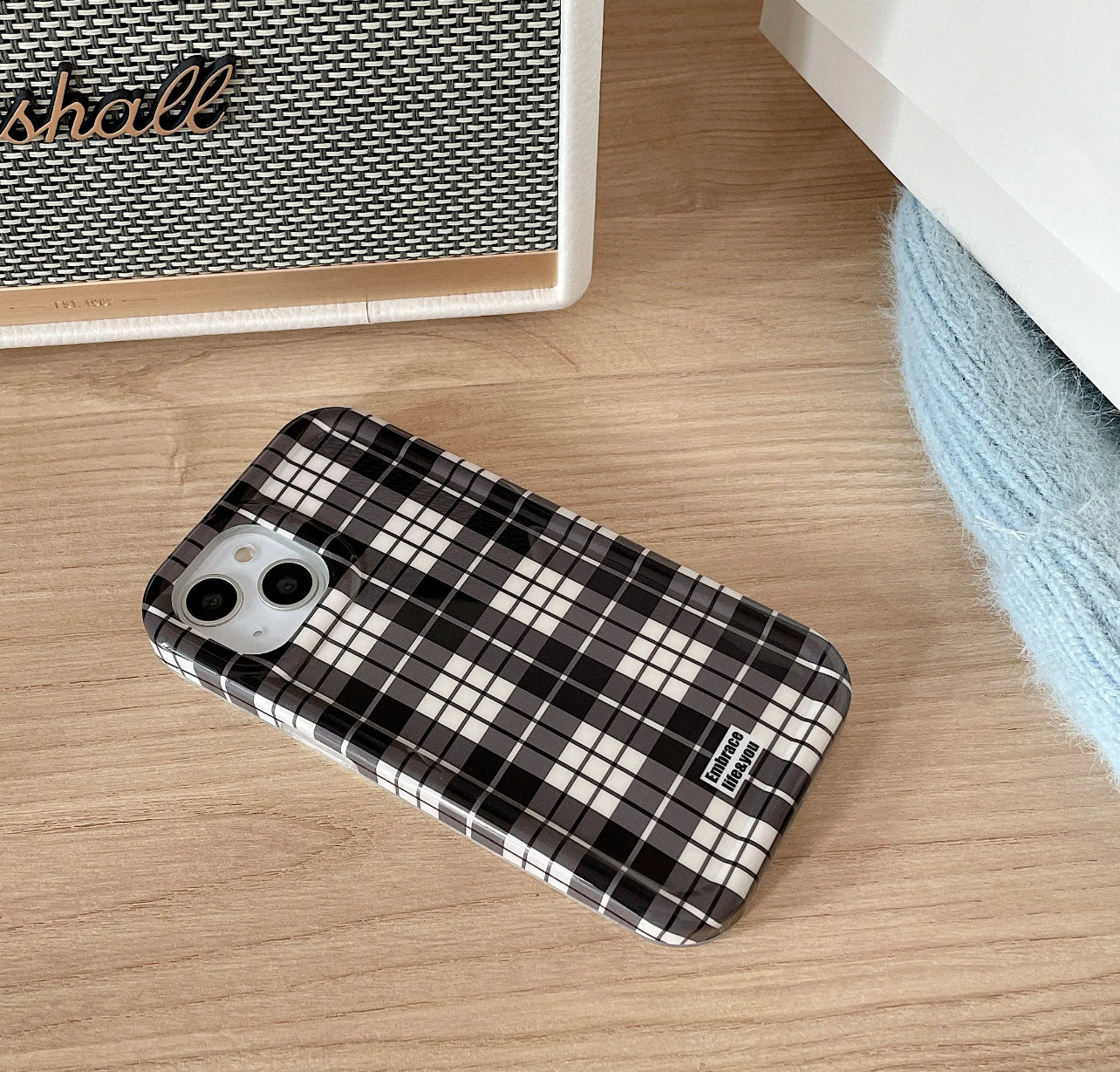 Fashion case - כיסוי משבצות בעיצוב קלאסי ומיוחד לאייפון iphone case FantasyCaseIL