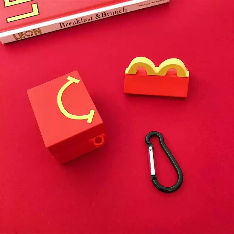 Mcdonalds - כיסוי איכותי ומעוצב מסיליקון לאיירפודס iphone case FantasyCaseIL