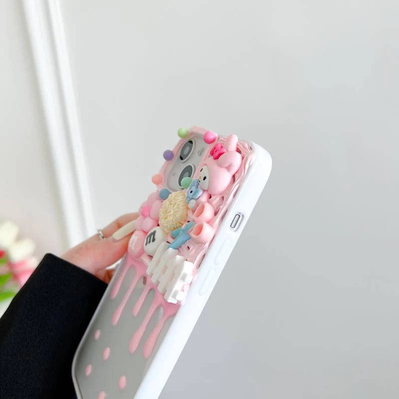 Cute rabbit - כיסוי אופנתי איכותי וחמוד במיוחד לאייפון iphone case FantasyCaseIL