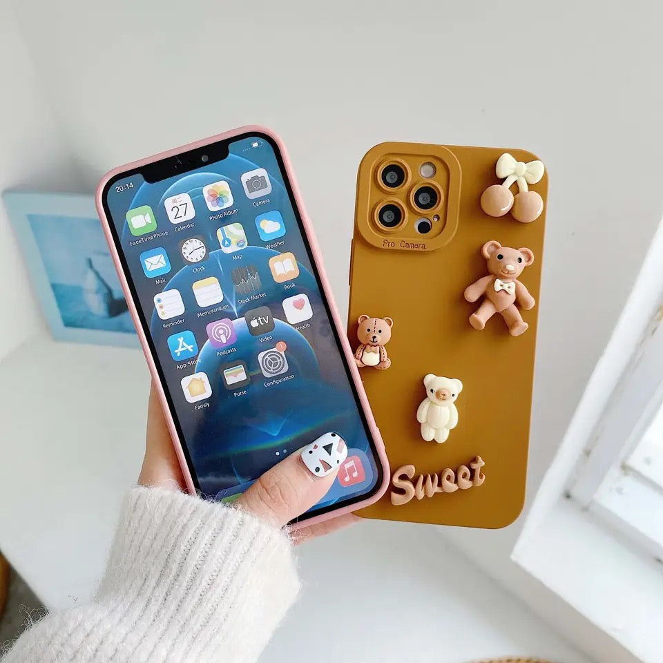 Bear - כיסוי דובי איכותי וסופר מעוצב לאייפון iphone case FantasyCaseIL