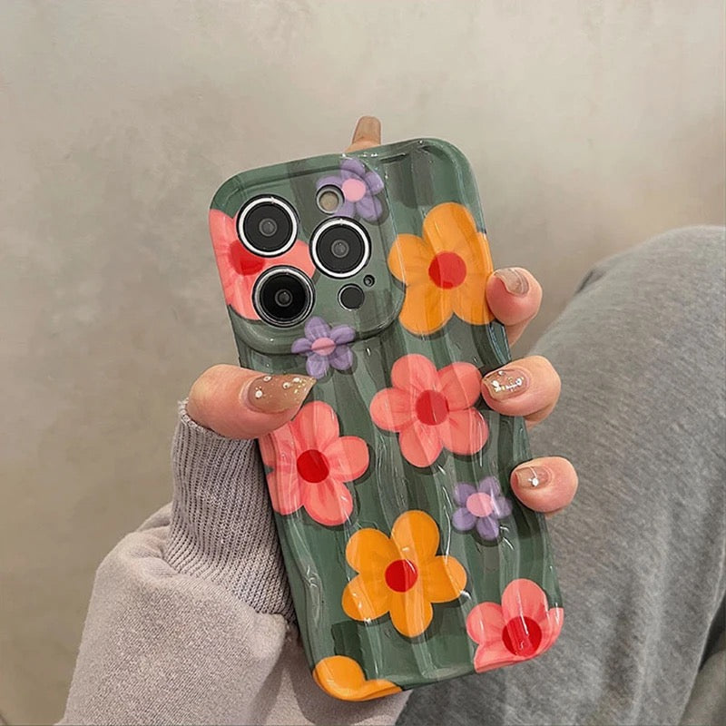 Beautiful aesthetic flowers case - כיסוי פרחים אופנתיים יוקרתיים ואסתטיים במיוחד לאייפון iphone case FantasyCaseIL