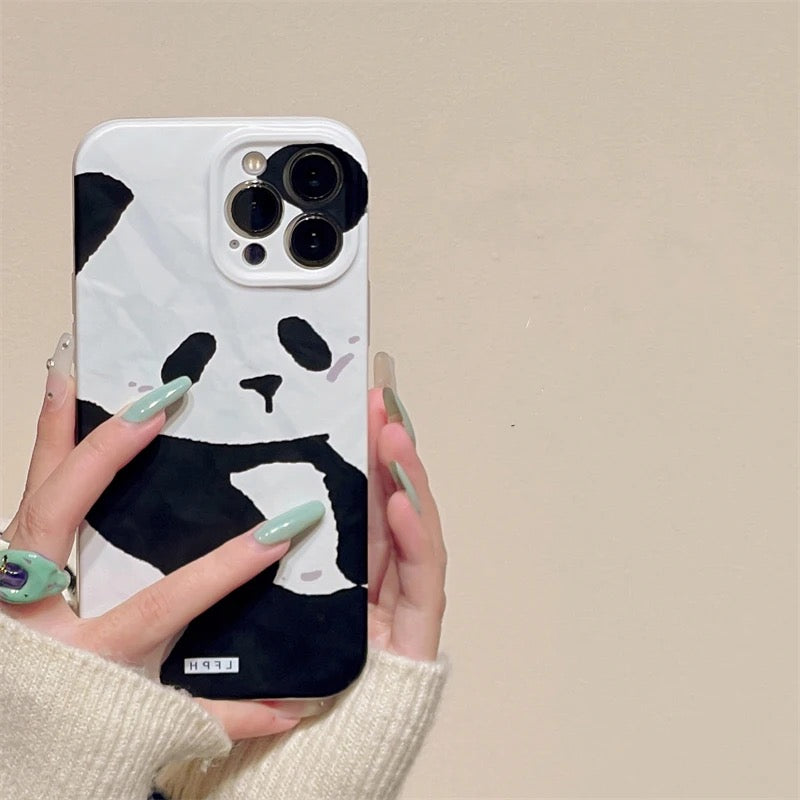 Cute panda case - כיסוי פנדה חמוד מעוצב ואופנתי במיוחד לאייפון iphone case FantasyCaseIL