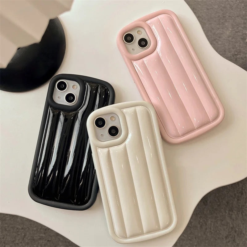 Fashion puffer case - כיסוי אופנתי בעיצוב יפייפה לאייפון iphone case FantasyCaseIL