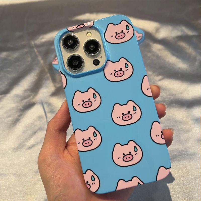 Cute pig case - כיסוי חזיר חמוד מעוצב במיוחד לאייפון iphone case FantasyCaseIL