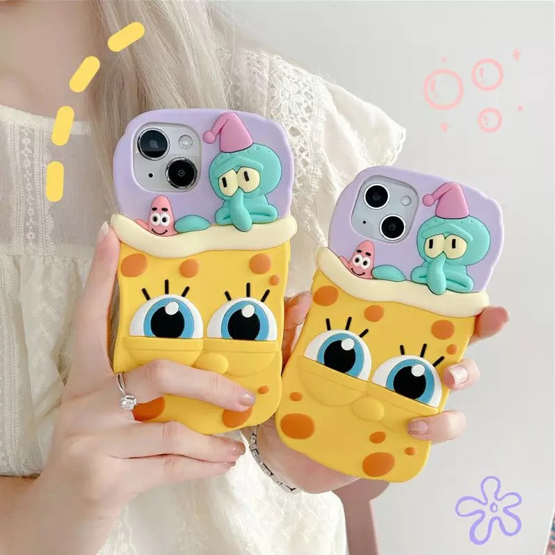 SpongeBob- כיסוי אופנתי מעוצב ומגניב במיוחד לאייפון iphone case FantasyCaseIL