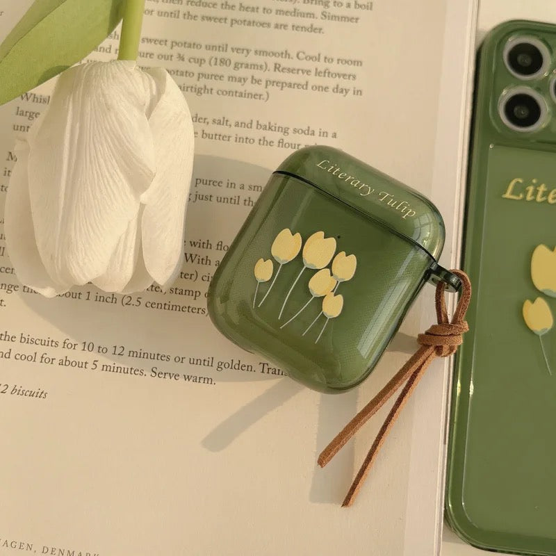 Beautiful flowers case - כיסוי פרחים מסוגנן וסופר חמוד לאיירפודס iphone case FantasyCaseIL