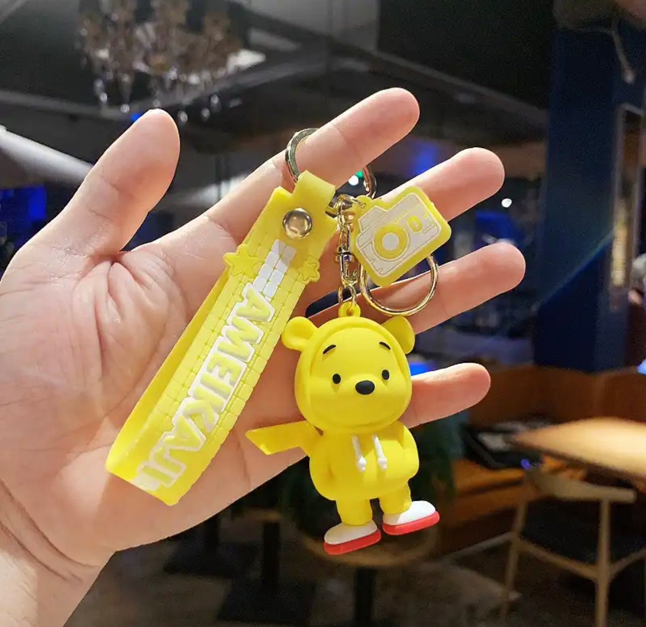 Winnie the pooh key chain - מחזיק מפתחות איכותי וסופר אופנתי