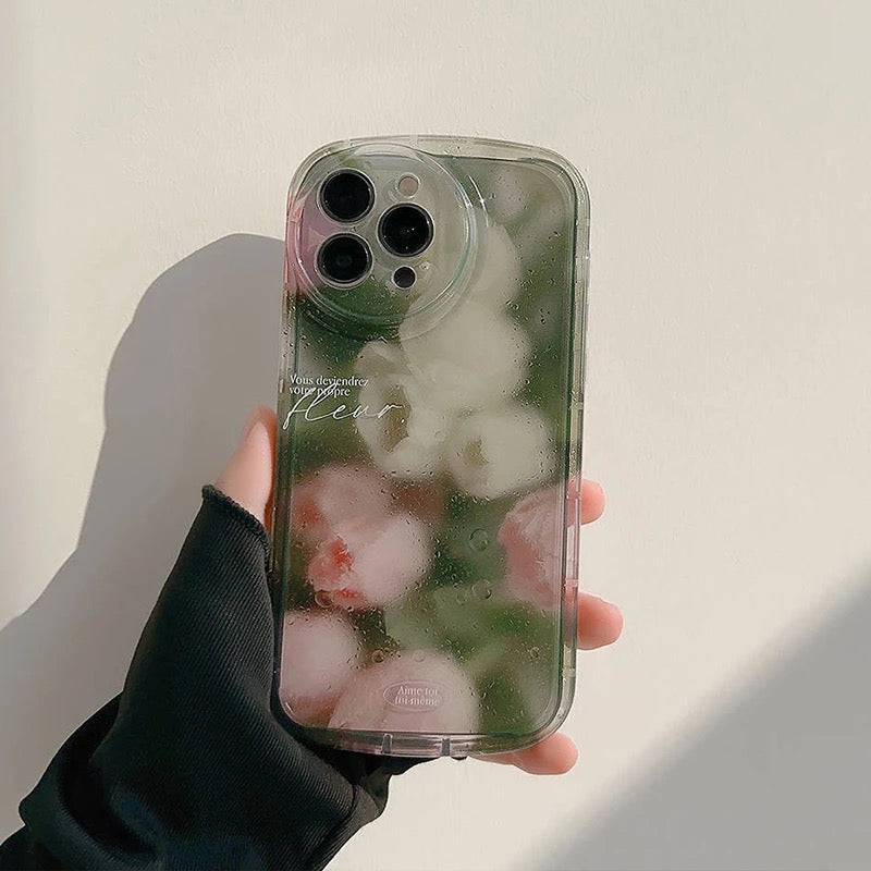 Beautiful aesthetic flowers case - כיסוי פרחים אופנתיים יוקרתיים ואסתטיים במיוחד לאייפון iphone case FantasyCaseIL