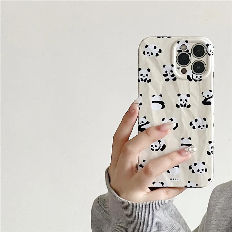 Cute panda case - כיסוי פנדה חמוד מעוצב ואופנתי במיוחד לאייפון iphone case FantasyCaseIL