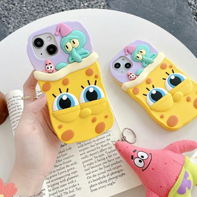 SpongeBob- כיסוי אופנתי מעוצב ומגניב במיוחד לאייפון iphone case FantasyCaseIL