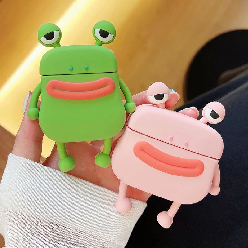 Frog case - כיסוי צפרדע חמוד מעוצב ואיכותי לאיירפודס iphone case FantasyCaseIL