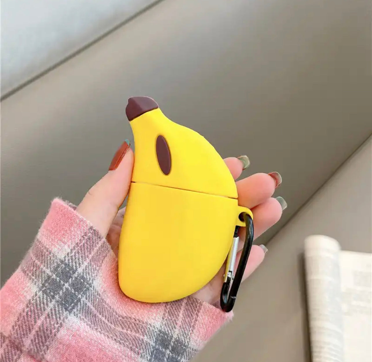 Banana - כיסוי בננה חמוד במיוחד לאיירפודס iphone case FantasyCaseIL