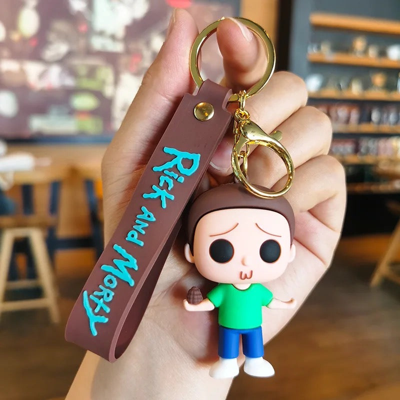 Rick & morty key chain - מחזיק מפתחות  איכותי ואופנתי במיוחד