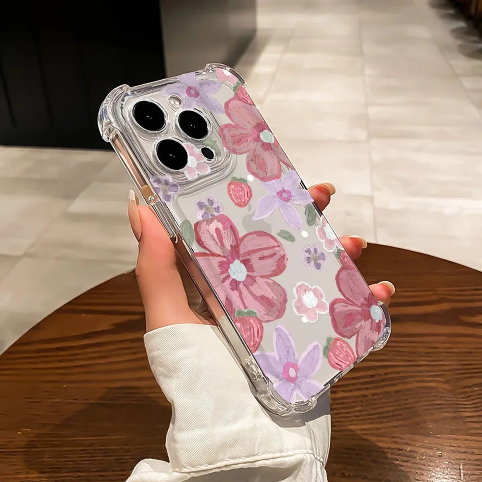 Beautiful flowers case - כיסוי בעיצוב פרחים סופר אופנתי לאייפון