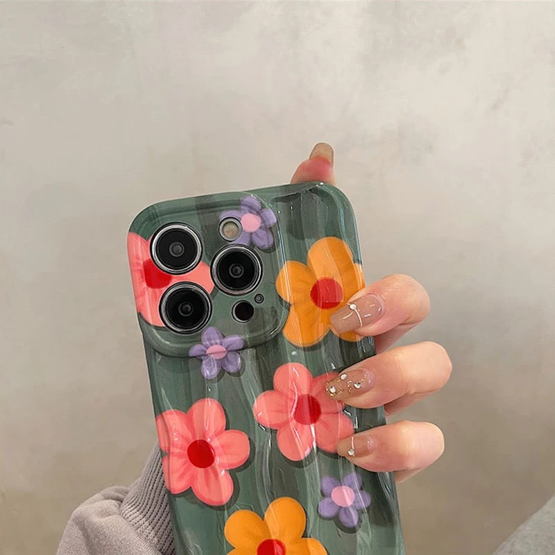 Beautiful aesthetic flowers case - כיסוי פרחים אופנתיים יוקרתיים ואסתטיים במיוחד לאייפון iphone case FantasyCaseIL