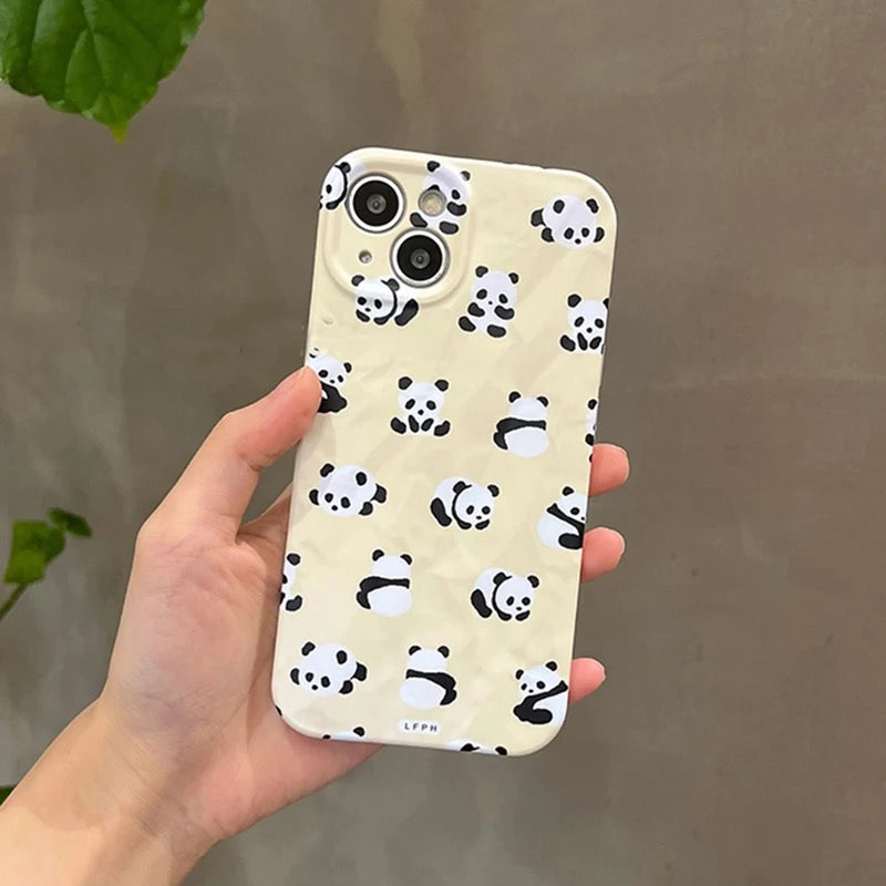 Cute panda case - כיסוי פנדה חמוד מעוצב ואופנתי במיוחד לאייפון iphone case FantasyCaseIL