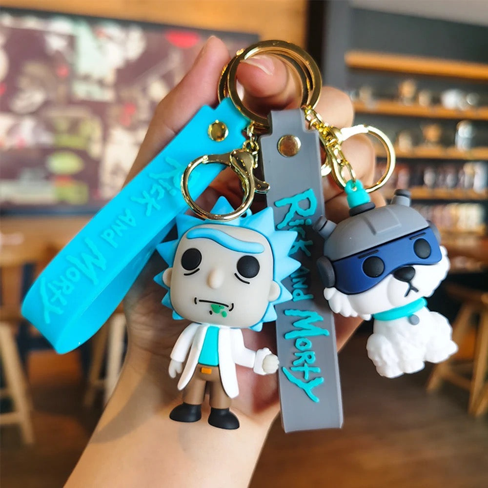 Rick & morty key chain - מחזיק מפתחות  איכותי ואופנתי במיוחד