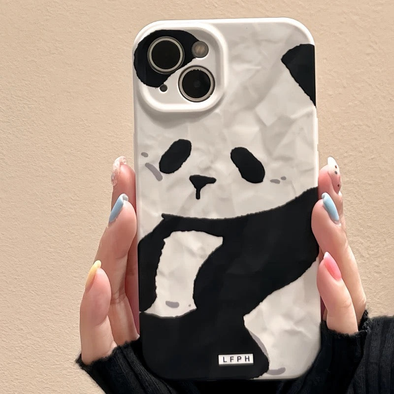 Cute panda case - כיסוי פנדה חמוד מעוצב ואופנתי במיוחד לאייפון iphone case FantasyCaseIL