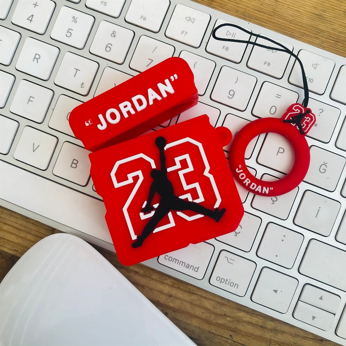 Jordan 23 - כיסוי איכותי מעוצב ואופנתי במיוחד לאיירפודס