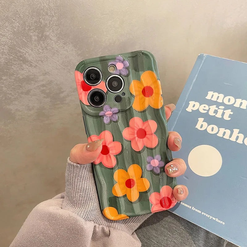 Beautiful aesthetic flowers case - כיסוי פרחים אופנתיים יוקרתיים ואסתטיים במיוחד לאייפון iphone case FantasyCaseIL