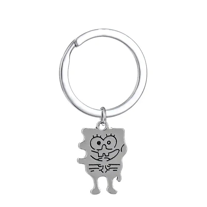 SpongeBob key chain - מחזיק מפתחות בובספוג איכותי ואופנתי במיוחד iphone case FantasyCaseIL