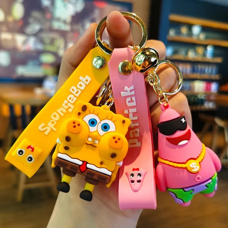 SpongeBob key chain - מחזיק מפתחות בובספוג איכותי ואופנתי במיוחד iphone case FantasyCaseIL