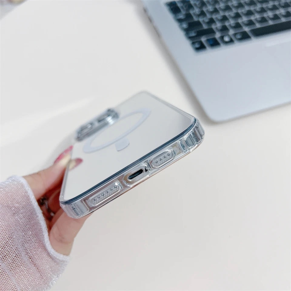 MagSafe mirror case - כיסוי מגה סייף אופנתי במיוחד בעיצוב מראה לאייפון