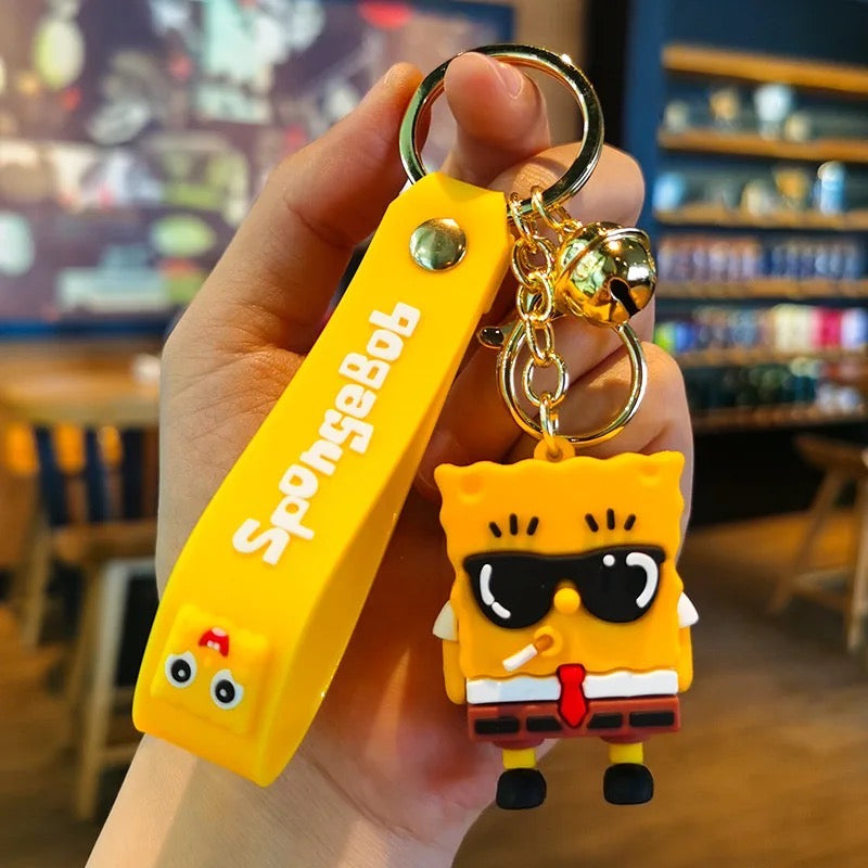 SpongeBob key chain - מחזיק מפתחות בובספוג איכותי ואופנתי במיוחד iphone case FantasyCaseIL