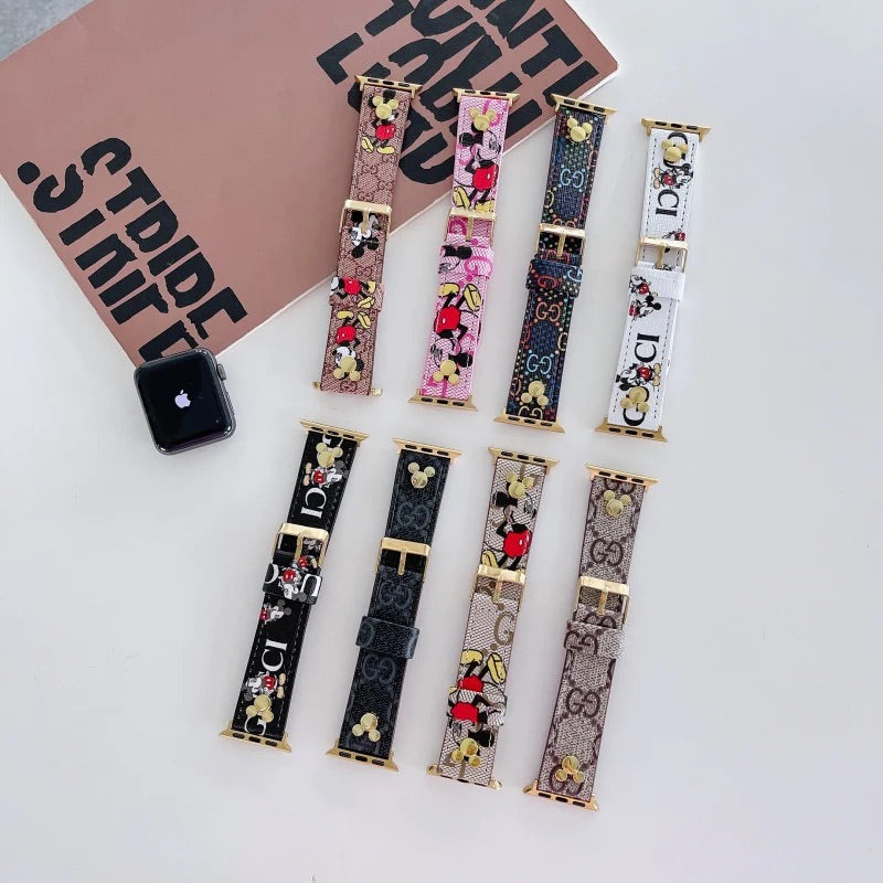 Straps gucci & mickey mouse - רצועות אפל וואטצ מעוצבות ויוקרתיות במיוחד iphone case FantasyCaseIL