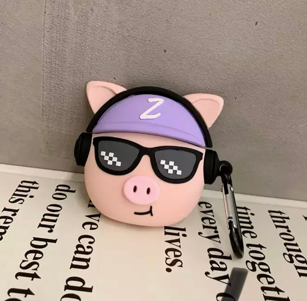 Cool pig - כיסוי איכותי חמוד ומעוצב לאיירפודס iphone case FantasyCaseIL