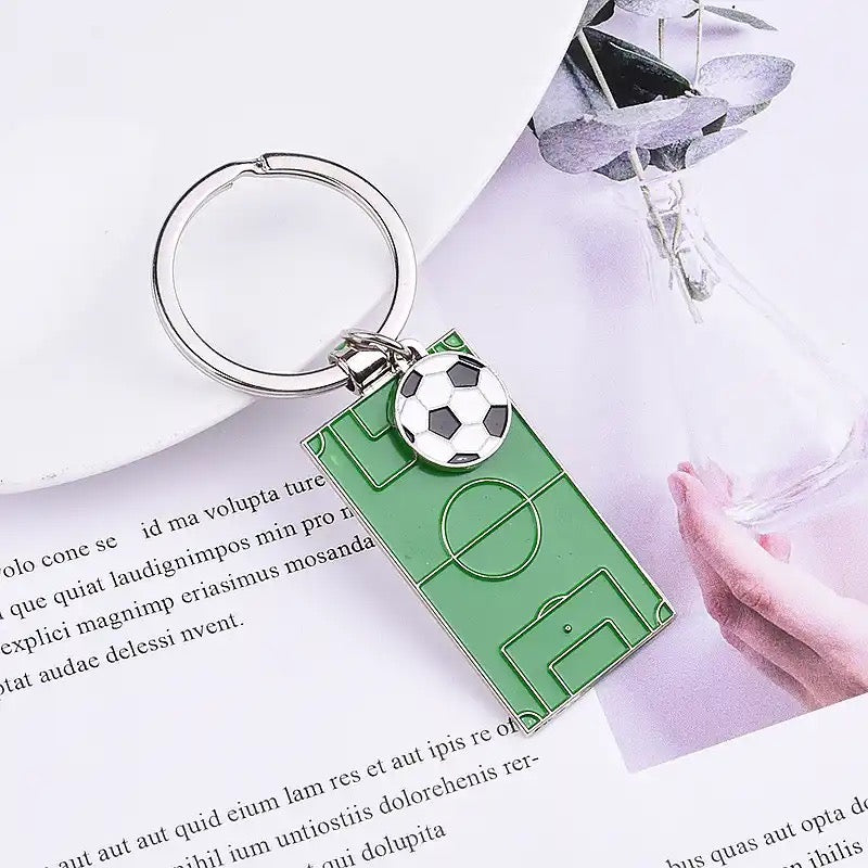 Football & basketball court key chain - מחזיק מפתחות בעיצוב מגרש כדורסל/כדורגל iphone case FantasyCaseIL