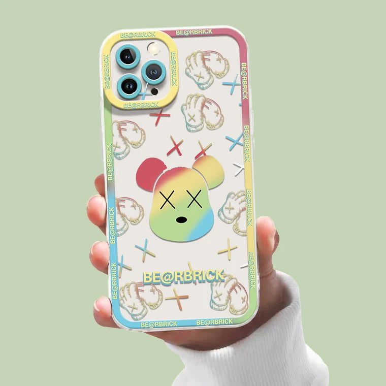 Kaws - כיסוי שקוף אופנתי בעיצוב מגניב לאייפון iphone case FantasyCaseIL