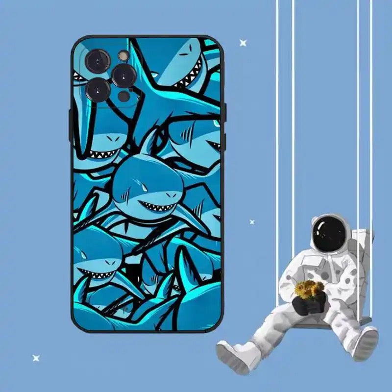 Shark - כיסוי איכותי ומעוצב לכל סוגי הטלפונים iphone case FantasyCaseIL