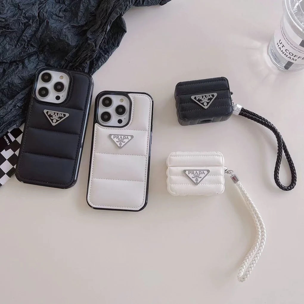 Prada set - סט אופנתי במיוחד לאיירפודס ולאייפון iphone case FantasyCaseIL