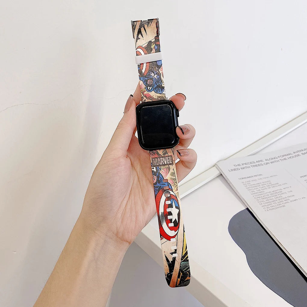 Apple Watch straps marvel - רצועות אפל וואטצ׳ מארוול iphone case FantasyCaseIL