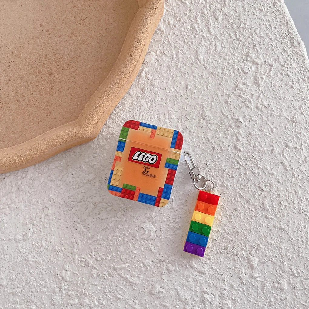 Lego - כיסוי סיליקון איכותי ומעוצב במיוחד לאיירפודס iphone case FantasyCaseIL