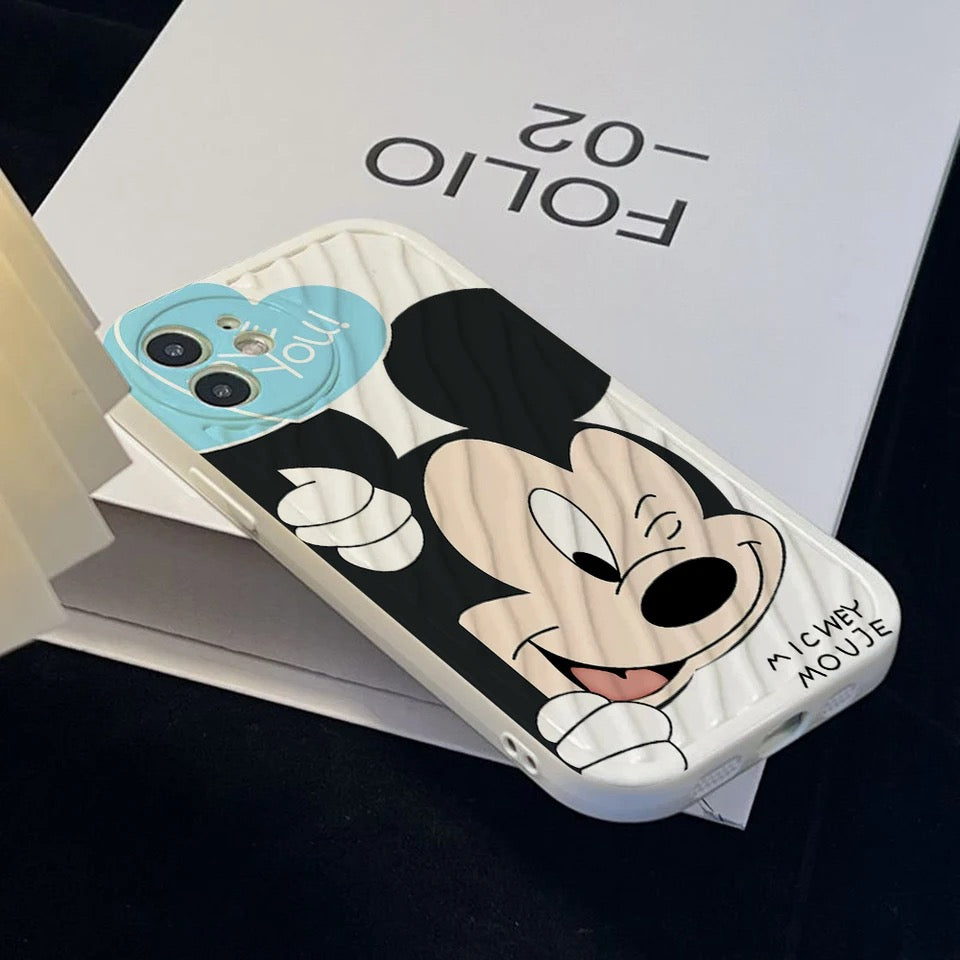 Mickey mouse - כיסוי איכותי חמוד ומעוצב לאיירפודס iphone case FantasyCaseIL