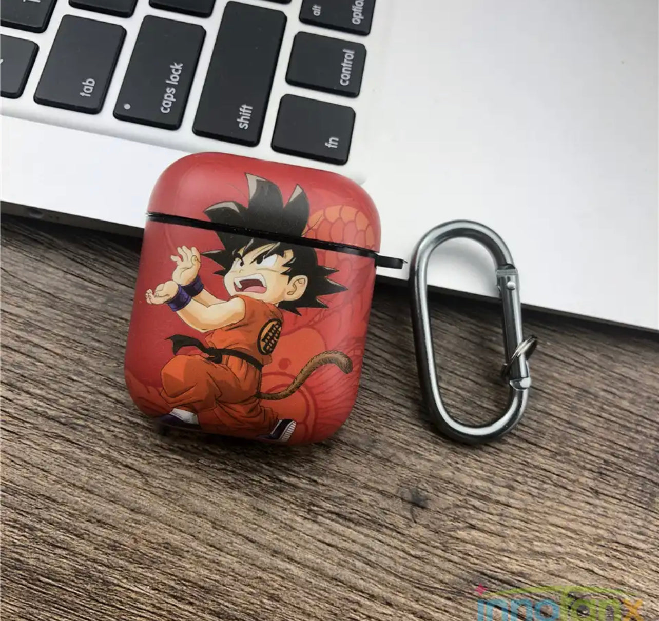 Dragon ball - כיסוי גוקו דרגון בול איכותי ועמיד לאיירפודס iphone case FantasyCaseIL