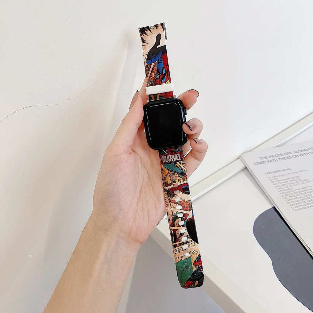 Apple Watch straps marvel - רצועות אפל וואטצ׳ מארוול iphone case FantasyCaseIL