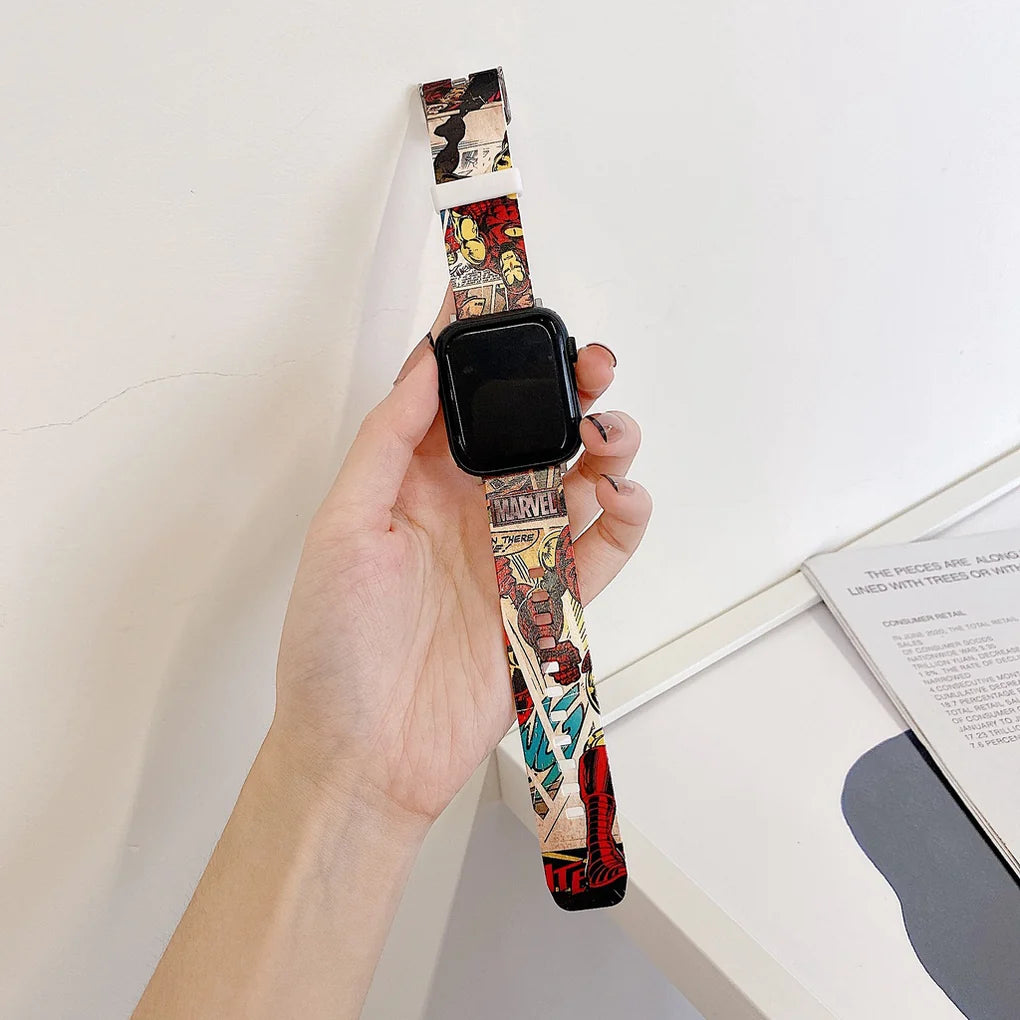 Apple Watch straps marvel - רצועות אפל וואטצ׳ מארוול iphone case FantasyCaseIL