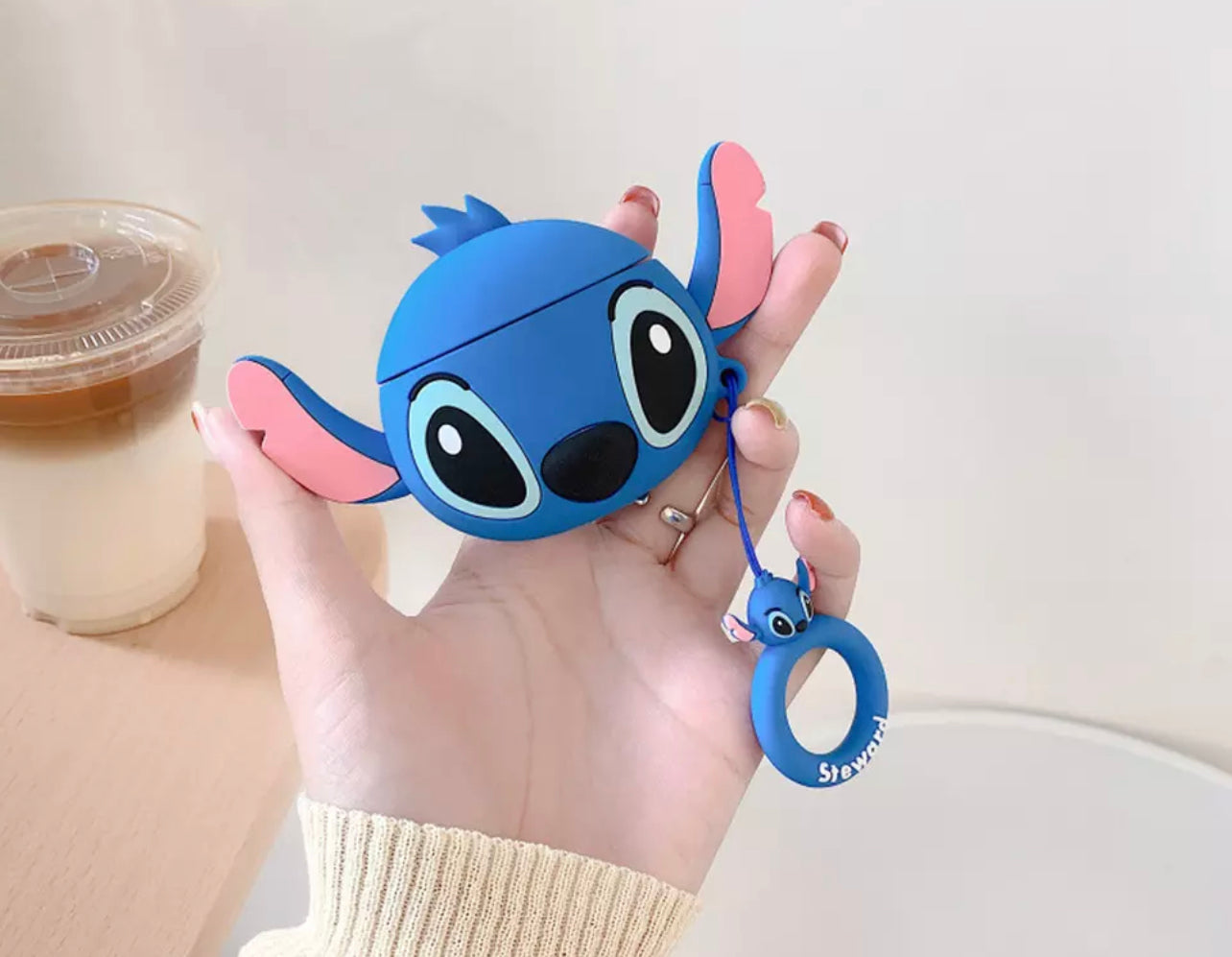 Stitch - כיסוי סטיץ׳ איכותי לאיירפודס iphone case FantasyCaseIL