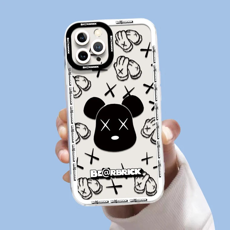 Kaws - כיסוי שקוף אופנתי בעיצוב מגניב לאייפון iphone case FantasyCaseIL